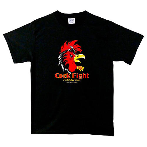 Electro-Harmonix Cock Fight T-Shirt Medium Black