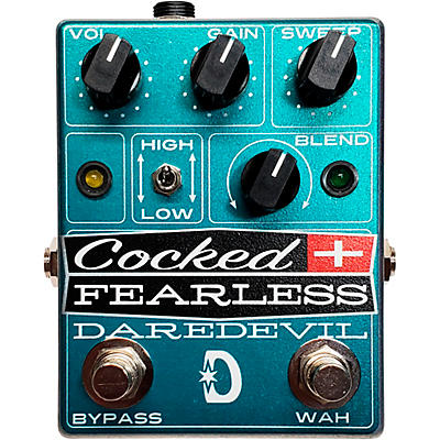 Daredevil Pedals Cocked and Fearless Distortion Effects Pedal