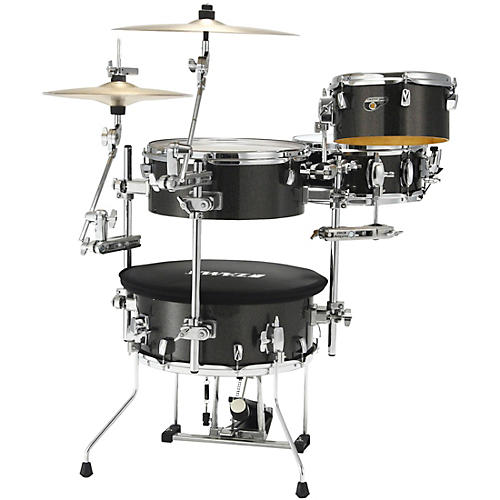 TAMA Cocktail-JAM 4-Piece Shell Pack With Hardware Condition 1 - Mint Midnight Gold Sparkle