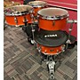 Used TAMA Cocktail-Jam 4-piece Shell With Hardware Drum Kit Orange Sparkle