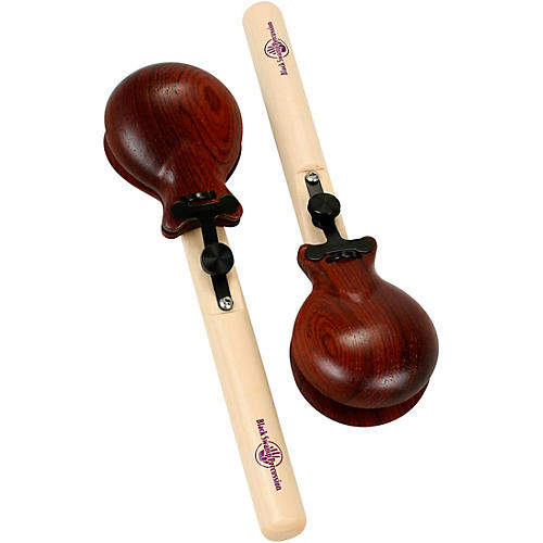 Cocobolo Castanets on Handles - Pair