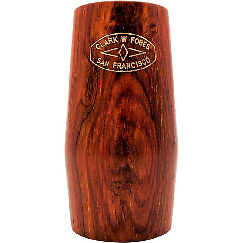 Clark W Fobes Cocobolo Rubber-Lined Clarinet Barrel Bb Clarinet - 67 mm