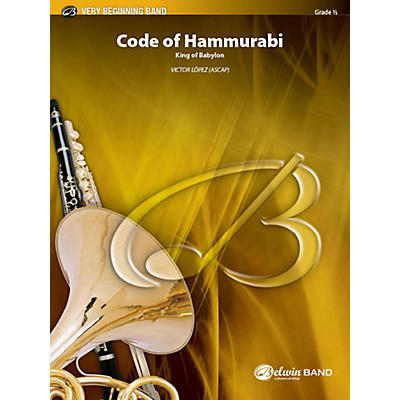 Alfred Code of Hammurabi Concert Band Grade 0.5 Set