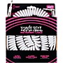 Open-Box Ernie Ball Coiled Ultraflex Straight-Angle Instrument Cable - White Condition 1 - Mint 30 ft.