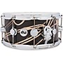 DW Collector's SSC Maple Finish Ply Snare Drum - 14 x 6.5 in. Smoke Glass Contrail Finish Ply
