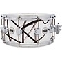 DW Collector's SSC Maple Finish Ply Snare Drum - 14 x 6.5 in. White Glass Contrail Finish Ply