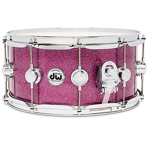 DW Collector's SSC Maple Finish Ply Snare Drum 14 x 6.5 in. Purple Glass