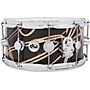 DW Collector's SSC Maple Finish Ply Snare Drum 14 x 6.5 in. Smoke Glass Contrail Finish Ply