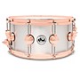 DW Collector's Series 1mm Aluminum Snare Drum with Copper Hardware - 14 x 6.5 in.