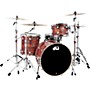 DW Collector's Series 3-Piece Finish Ply Tiger Oyster Shell Pack with Chrome Hardware