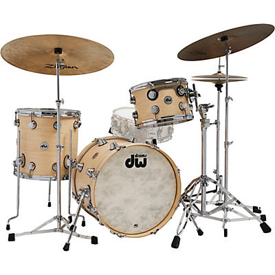 DW Collector's Series 3-Piece Satin Oil Shell Pack With Chrome Hardware