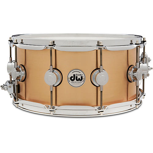 DW Collector's Series 3 mm Brushed Bronze Snare Drum Condition 1 - Mint 14 x 6.5 in.