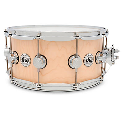 DW Collectors Series 333 Satin Oil Maple Snare Drum With Chrome Hardware