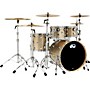 DW Collectors Series 4-Piece SSC Maple Shell Pack with Chrome Hardware Nickel Sparkle Glass