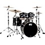 DW Collector's Series 4-Piece Shell Pack Ebony Chrome Hardware