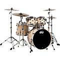 DW Collector's Series 4-Piece Shell Pack Natural Maple Chrome HardwareNatural Maple Chrome Hardware