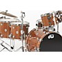 Open-Box DW Collector's Series 5-Piece Lacquer Custom Shell Pack Condition 1 - Mint Mahogany/Maple with Chrome Hardware