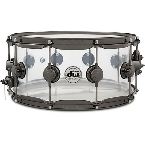 Collector's Series Acrylic Snare Drum with Black Nickel Hardware