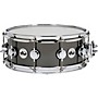 DW Collector's Series Black Nickel Over Brass Metal Snare Drum 14 x 5.5 in. Black Nickel Over Brass with Chrome Hardware