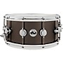 DW Collector's Series Black Nickel Over Brass Snare Drum With Die-Cast Hoops 14 x 6.5 in. Black Nickel Over Brass