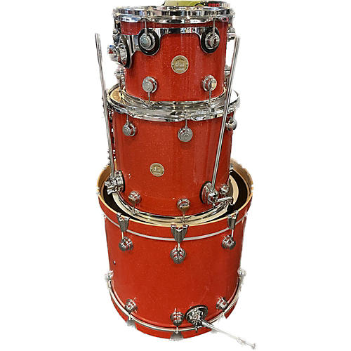 DW Collector's Series Drum Kit Orange Sparkle