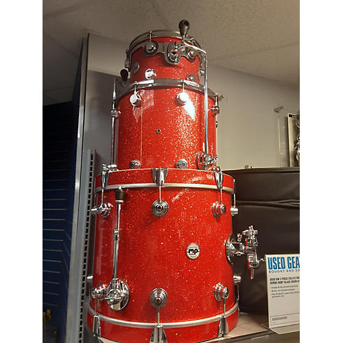 DW Collector's Series Drum Kit Ruby Glass