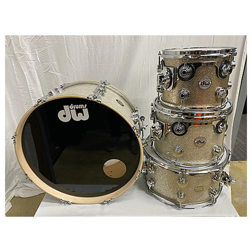 DW Collector's Series Drum Kit Silver Sparkle