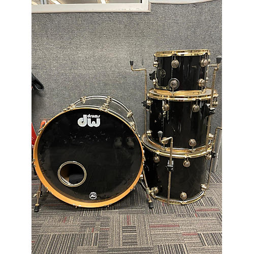 DW Collector's Series Drum Kit Black and Gold