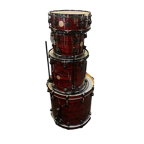 DW Collector's Series Drum Kit Red Silk