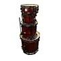 Used DW Collector's Series Drum Kit Red Silk