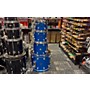 Used DW Collector's Series Drum Kit blue sparkle