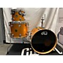 Used DW Collector's Series Drum Kit orange sparkle