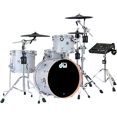 DWe Collector's Series DrumLink 4-Piece Acoustic-Electronic Drum Set with WT-10 Triggers and V71 Sound Module -