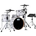 DWe Collector's Series DrumLink 4-Piece Acoustic-Electronic Drum Set with WT-10 Triggers and V71 Sound Module - Diamond Nebula Finish PlyWhite Marine Finish Ply