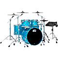 DWe Collector's Series DrumLink 5-Piece Acoustic-Electronic Drum Set with V71 Sound Module - Diamond Nebula Finish PlyLaser Blue Metallic Lacquer
