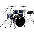 DWe Collector's Series DrumLink 5-Piece Acoustic-Electronic Drum Set with V71 Sound Module - Diamond Nebula Finish PlyMidnight Blue Metallic Lacquer