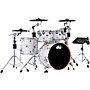 DWe Collector's Series DrumLink 5-Piece Acoustic-Electronic Drum Set with WT-10 Triggers and V71 Sound Module - White Marine Finish Ply