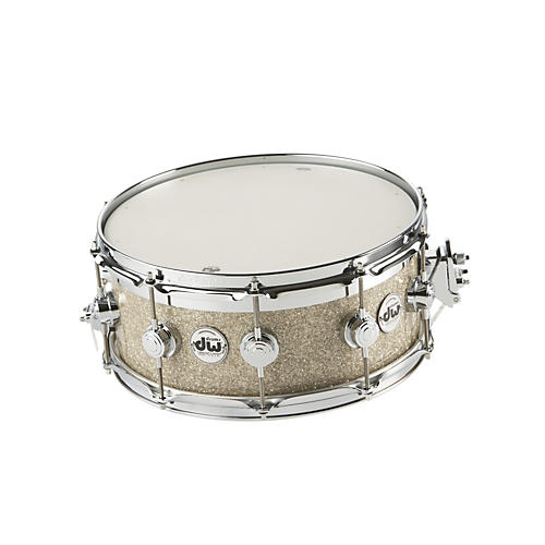 DW Collector's Series FinishPly Top Edge Snare Drum Broken Glass 14x6