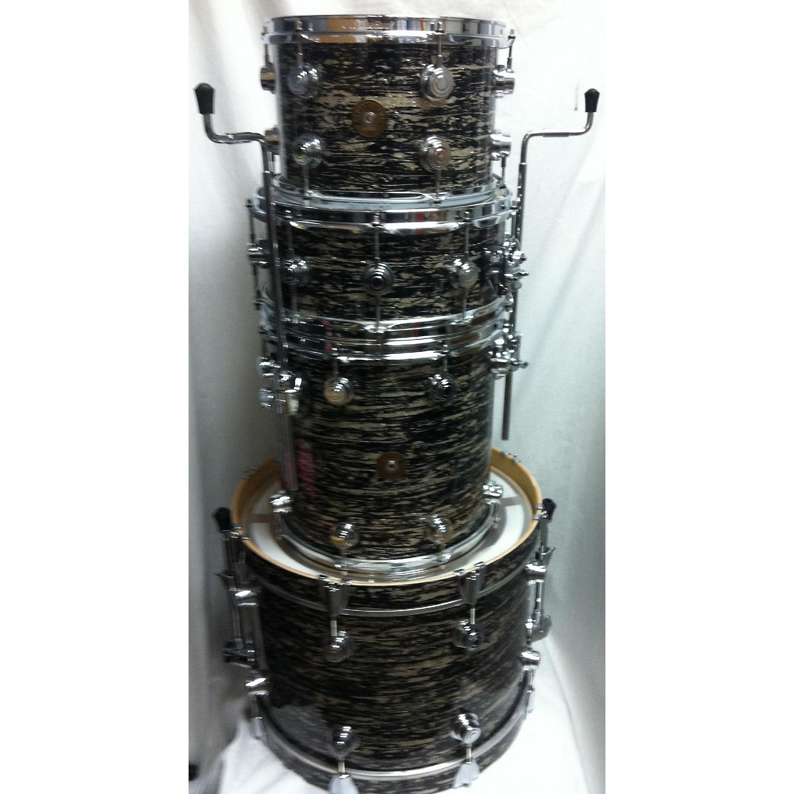 Used DW Collector's Series Jazz Drum Kit Black Oyster Glass Musician