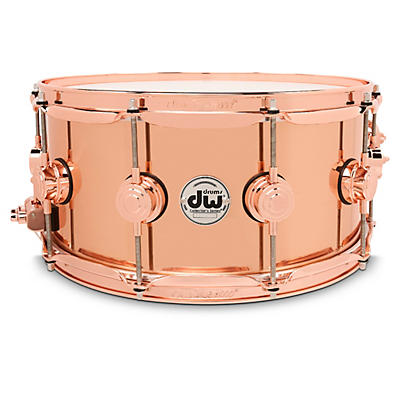 DW Collector's Series Polished Copper Snare Drum -