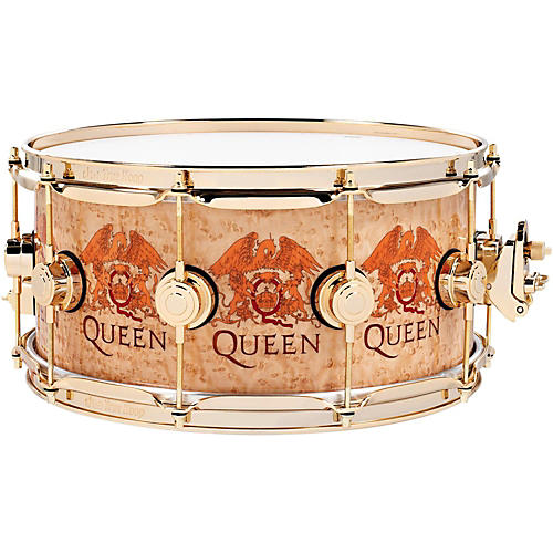 DW Collector's Series Queen Icon Snare Condition 1 - Mint 14 x 6.5 in. Gold Hardware