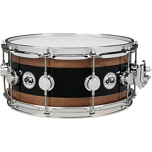 DW Collector's Series Reverse Edge Snare Drum 14 x 6 in. Walnut