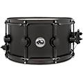 DW Collector's Series Satin Black Over Brass Snare Drum With Black Nickel Hardware 13 x 7 in.13 x 7 in.