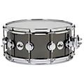 DW Collector's Series Snare Drum Black Nickel Over Brass With Chrome Hardware - 14x6.5