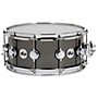 DW Collector's Series Snare Drum Black Nickel Over Brass With Chrome Hardware - 14x6.5