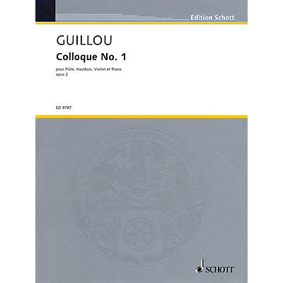 Schott Colloque No. 1, Op. 2 (Score and Parts) Schott Series Softcover Composed by Jean Guillou