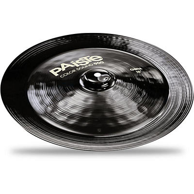 Paiste Color Sound 900 China Cymbal, Black