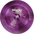 Paiste Color Sound 900 China Cymbal, Purple 16 in.14 in.