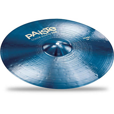Paiste Color Sound 900 Crash Cymbal, Blue
