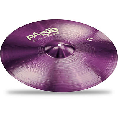 Paiste Color Sound 900 Crash Cymbal, Purple
